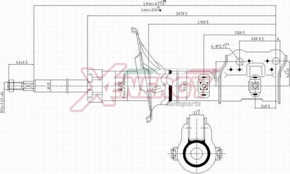 AP XENERGY X305333 - Амортизатор autospares.lv