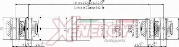 AP XENERGY X303443 - Амортизатор autospares.lv