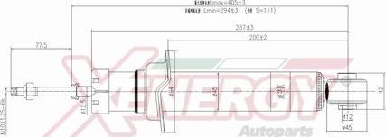 AP XENERGY X325341 - Амортизатор autospares.lv