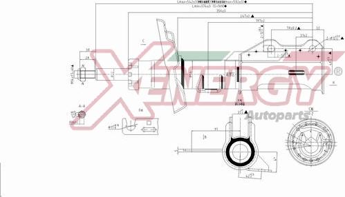 AP XENERGY X372339 - Амортизатор autospares.lv