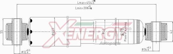 AP XENERGY X217553 - Амортизатор autospares.lv