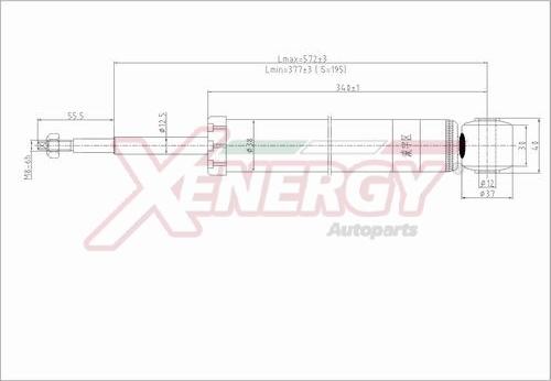 AP XENERGY X289343 - Амортизатор autospares.lv