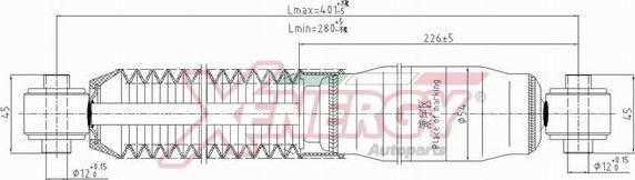 AP XENERGY X239341 - Амортизатор autospares.lv