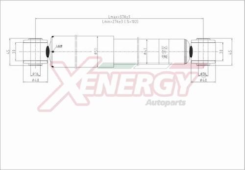 AP XENERGY X237341 - Амортизатор autospares.lv