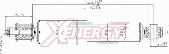 AP XENERGY X228553 - Амортизатор autospares.lv