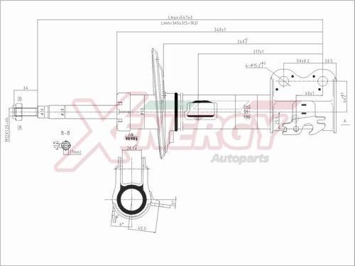 AP XENERGY X745333 - Амортизатор autospares.lv