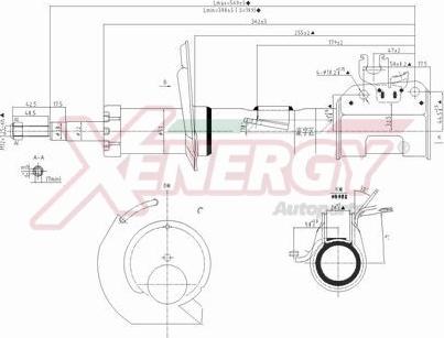 AP XENERGY X740339 - Амортизатор autospares.lv