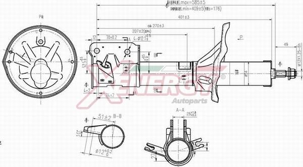 AP XENERGY X748339 - Амортизатор autospares.lv