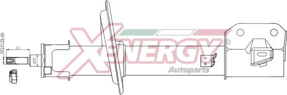 AP XENERGY X754333 - Амортизатор autospares.lv