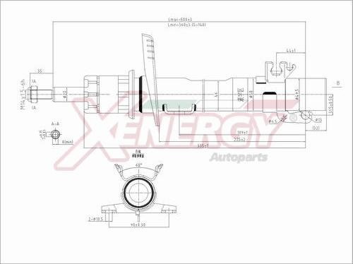 AP XENERGY X763339 - Амортизатор autospares.lv