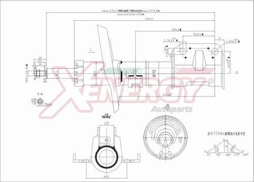 AP XENERGY X762339 - Амортизатор autospares.lv