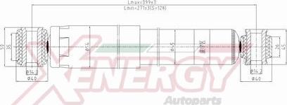 AP XENERGY X709344 - Амортизатор autospares.lv