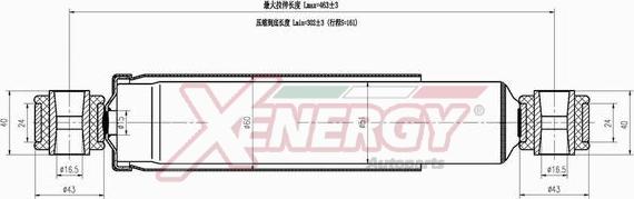 AP XENERGY X700345 - Амортизатор autospares.lv