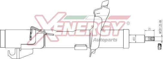 AP XENERGY X700334 - Амортизатор autospares.lv