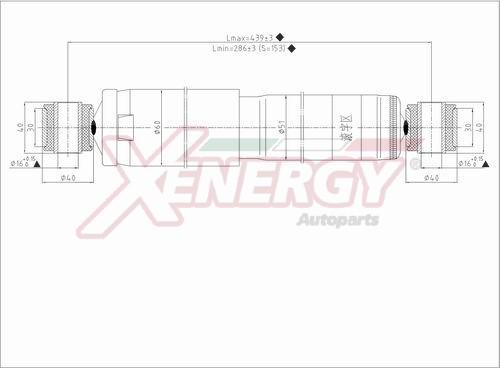 AP XENERGY X701345 - Амортизатор autospares.lv