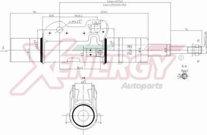 AP XENERGY X701331 - Амортизатор autospares.lv