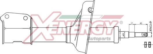 AP XENERGY X701338 - Амортизатор autospares.lv