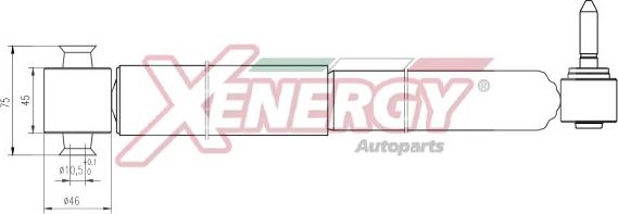 AP XENERGY X703344 - Амортизатор autospares.lv