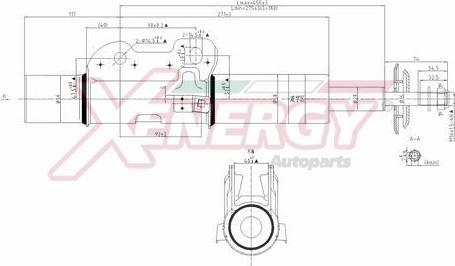 AP XENERGY X702331 - Амортизатор autospares.lv