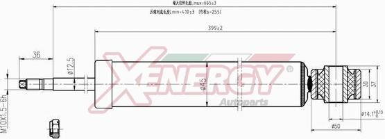 AP XENERGY X711344 - Амортизатор autospares.lv