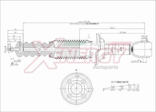 AP XENERGY X712341 - Амортизатор autospares.lv