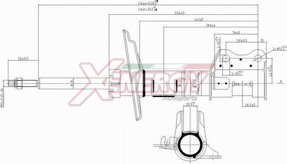 AP XENERGY X717339 - Амортизатор autospares.lv