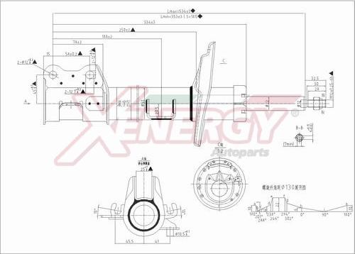 AP XENERGY X789339 - Амортизатор autospares.lv