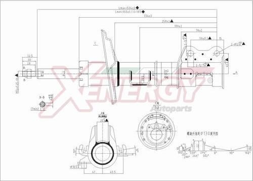 AP XENERGY X788339 - Амортизатор autospares.lv