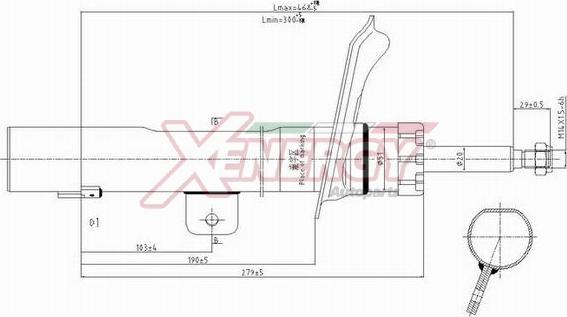 AP XENERGY X736333 - Амортизатор autospares.lv