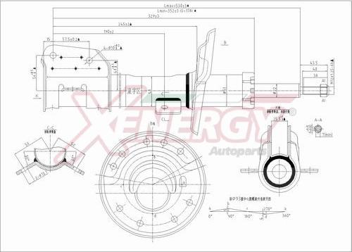 AP XENERGY X731339 - Амортизатор autospares.lv