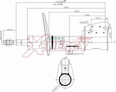 AP XENERGY X724333 - Амортизатор autospares.lv