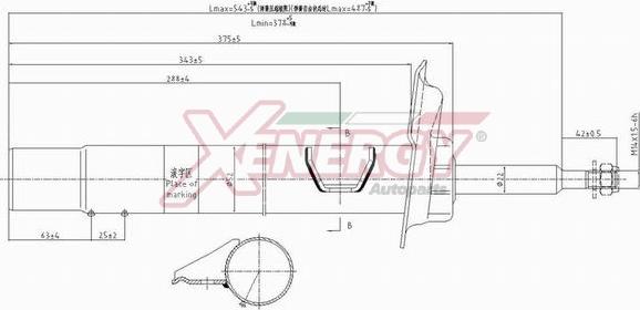 AP XENERGY X728339 - Амортизатор autospares.lv