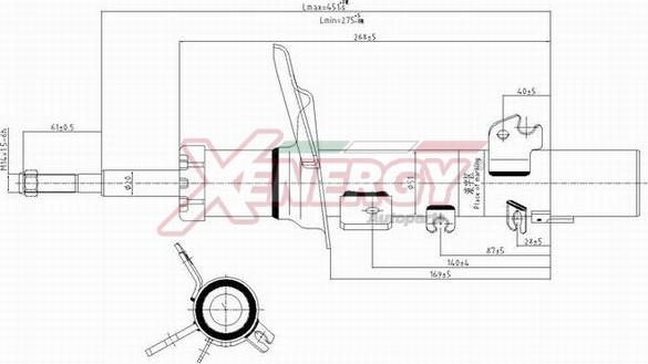 AP XENERGY X776333 - Амортизатор autospares.lv