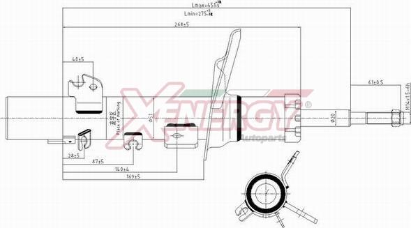 AP XENERGY X777333 - Амортизатор autospares.lv