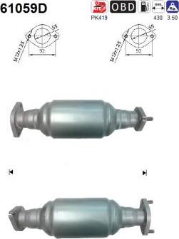 AS 61059D - Катализатор autospares.lv