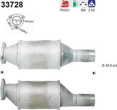 AS 33728 - Катализатор autospares.lv