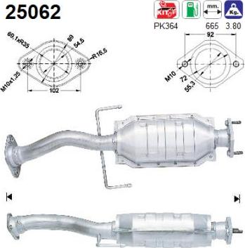 AS 25062 - Катализатор autospares.lv