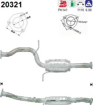 AS 20321 - Катализатор autospares.lv