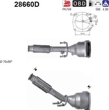 AS 28660D - Катализатор autospares.lv