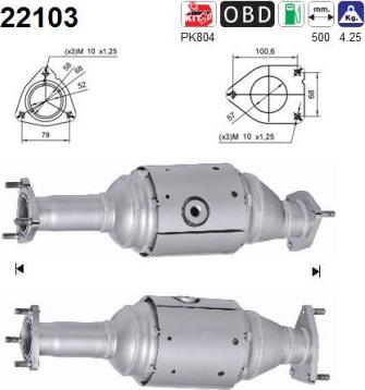 AS 22103 - Катализатор autospares.lv