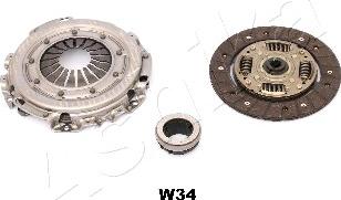 Ashika 92-0W-W34 - Комплект сцепления autospares.lv