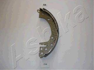 Ashika 55-05-502 - Комплект тормозных колодок, барабанные autospares.lv