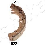 Ashika 55-06-622 - Комплект тормозных колодок, барабанные autospares.lv