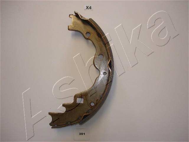 Ashika 55-03-391 - Комплект тормозных колодок, барабанные autospares.lv