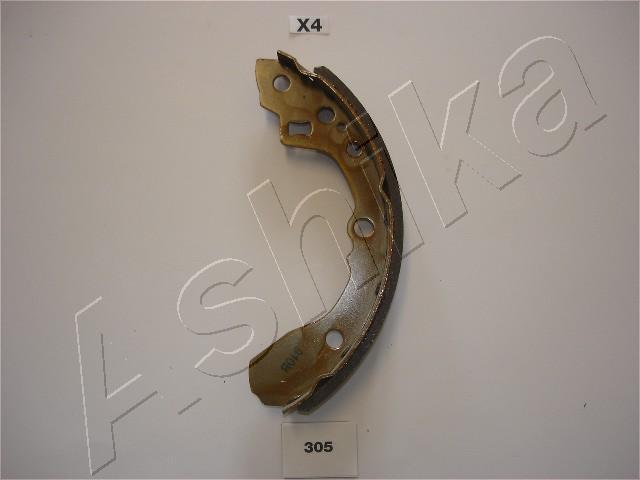 Ashika 55-03-305 - Комплект тормозных колодок, барабанные autospares.lv