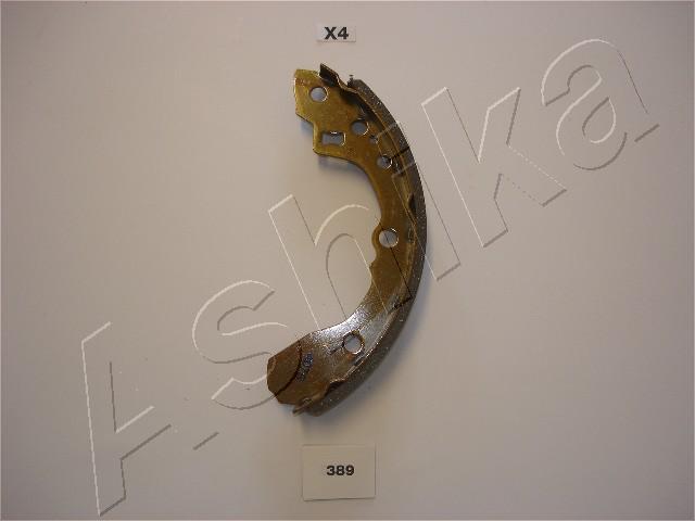 Ashika 55-03-389 - Комплект тормозных колодок, барабанные autospares.lv