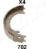 Ashika 55-07-702 - Комплект тормозов, ручник, парковка autospares.lv