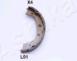 Ashika 55-0L-L01 - Комплект тормозов, ручник, парковка autospares.lv