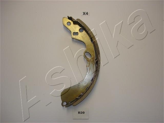 Ashika 55-K0-009 - Комплект тормозных колодок, барабанные autospares.lv