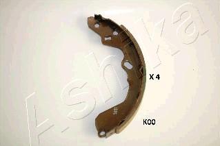 Ashika 55-K0-000 - Комплект тормозных колодок, барабанные autospares.lv